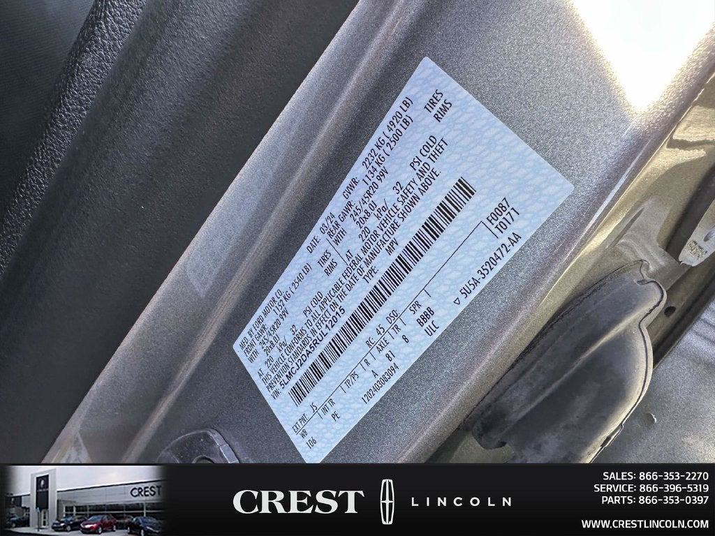 2023 Lincoln Corsair Standard