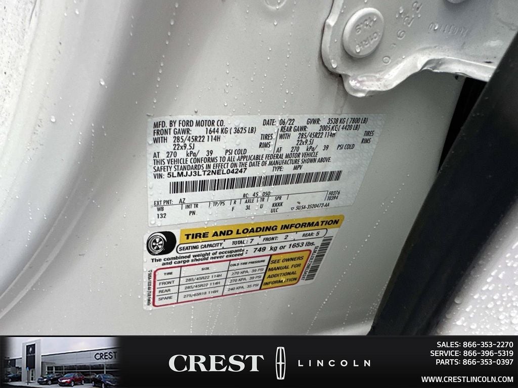 2022 Lincoln Navigator L Reserve
