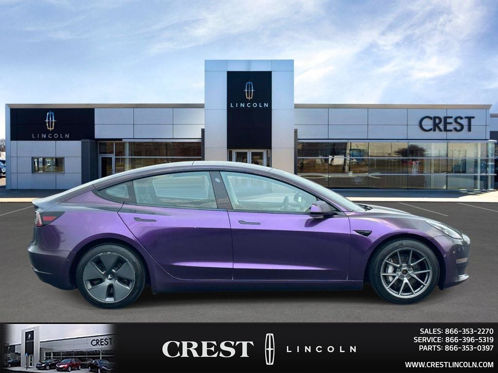Used 2021 Tesla Model 3 Base with VIN 5YJ3E1EB5MF037891 for sale in Sterling Heights, MI