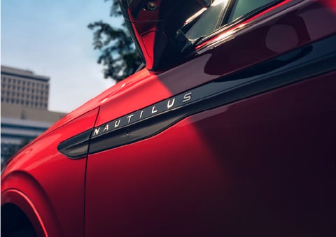 A side badge on the passenger door reads Nautilus. | Crest Lincoln in Sterling Heights MI