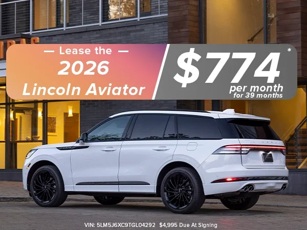 2026 Lincoln Aviator Lease